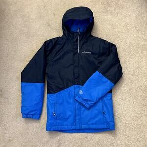 Columbia Boys Snowy Summit Mountain Blue Ski Outdoors Jacket Size L